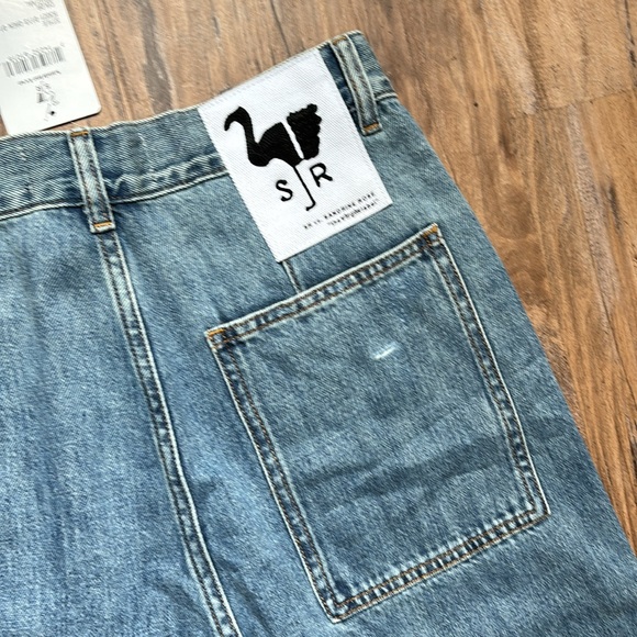 Sandrine Rose X Free People Wide Leg Cropped Jeans - Picture 7 of 7